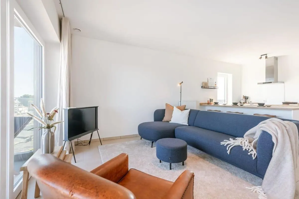 Huswell - Lovely New Apartment At The Harbor + Parking 布鲁日