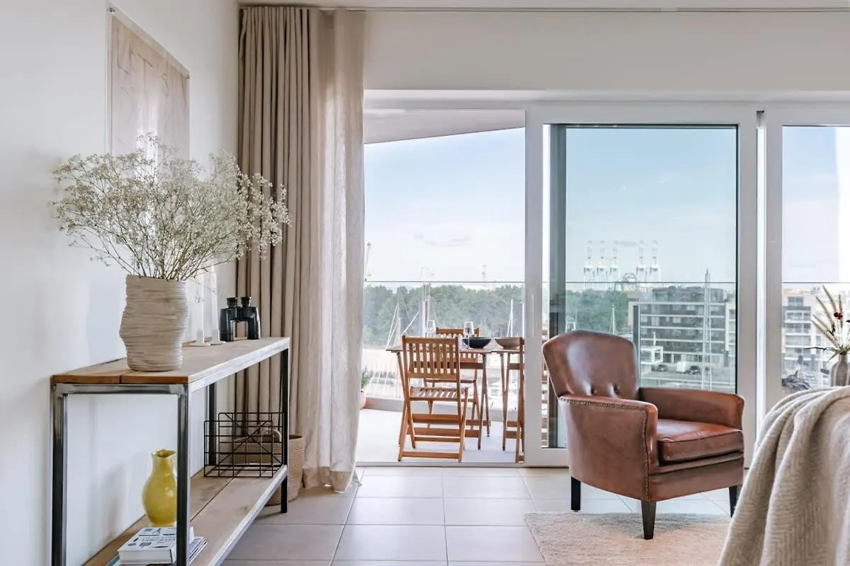 Huswell - Lovely New Apartment At The Harbor + Parking Bruggy 0*,  Belgie